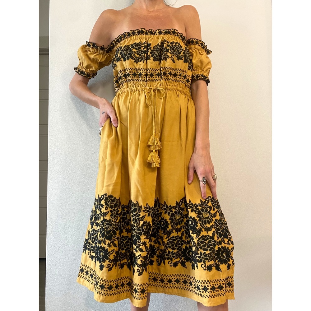 Spell and the gypsy Venus off the shoulder dress xl - Picture 3 of 16